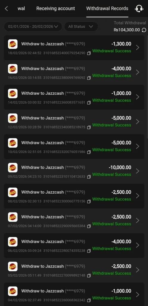 P999 Withdrawal Proof